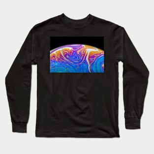 Soap Bubble Close Up Long Sleeve T-Shirt